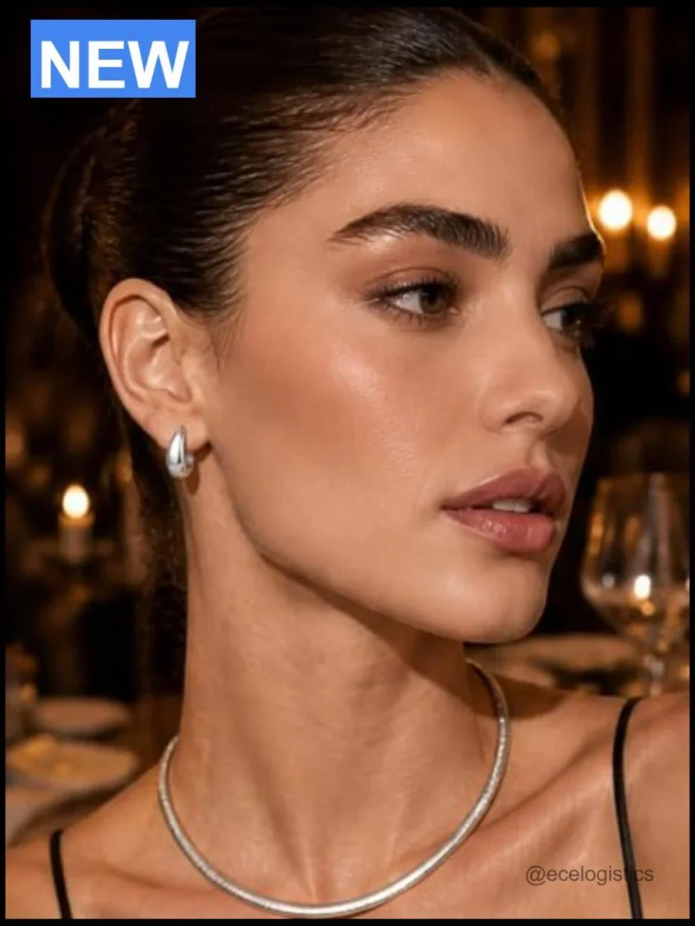 Huggie Hoop Earrings 8/10/12/14mm Sterling Silver Hypoallergenic Lightweight